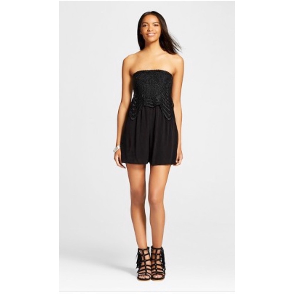 Strapless Romper